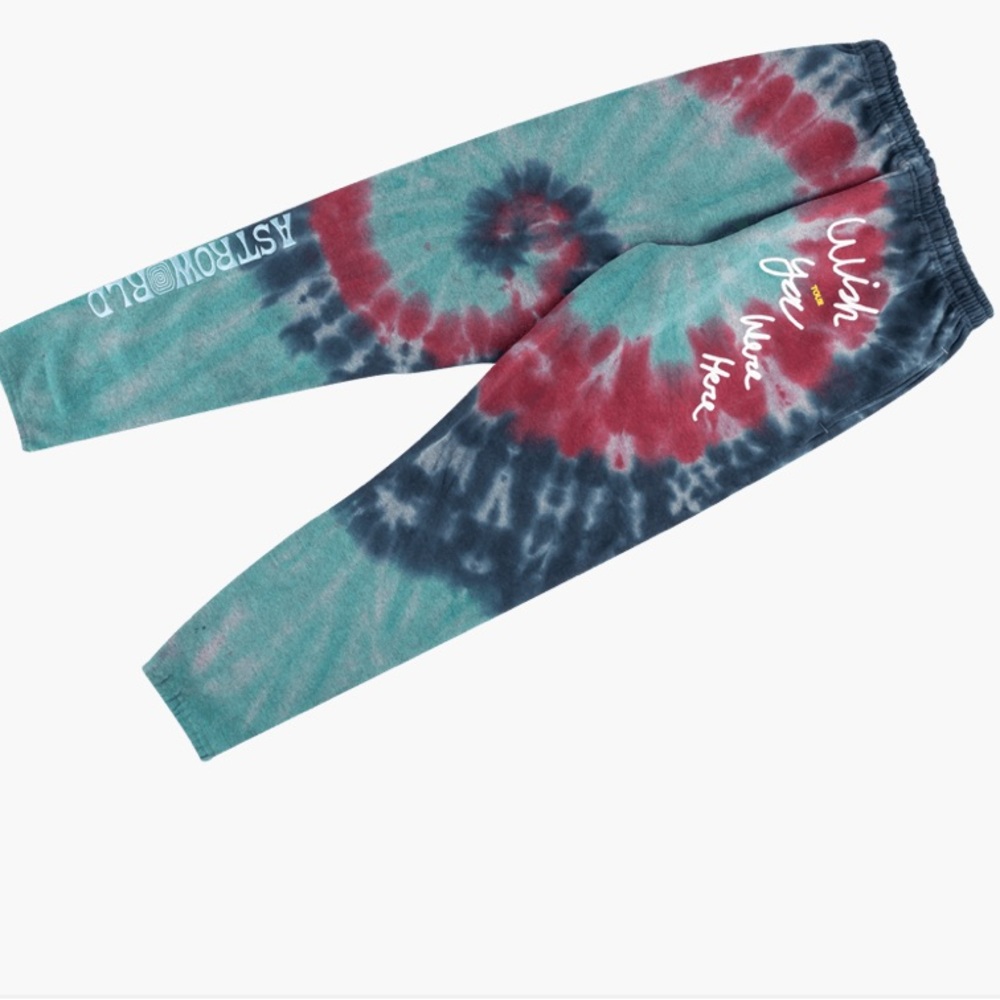 Travis Scott Astroworld Tie Dye Sweatpants XL